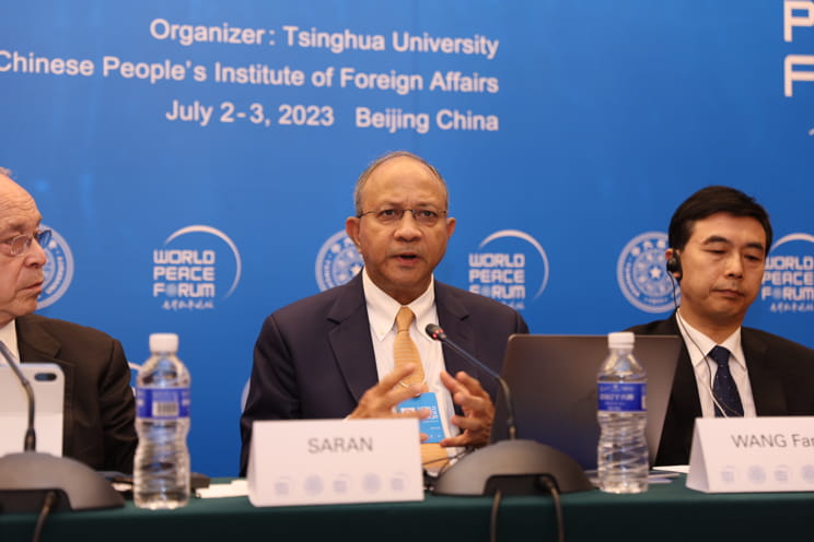 Ambassador Pankaj Saran attended the 2023 World Peace Forum in Beijing