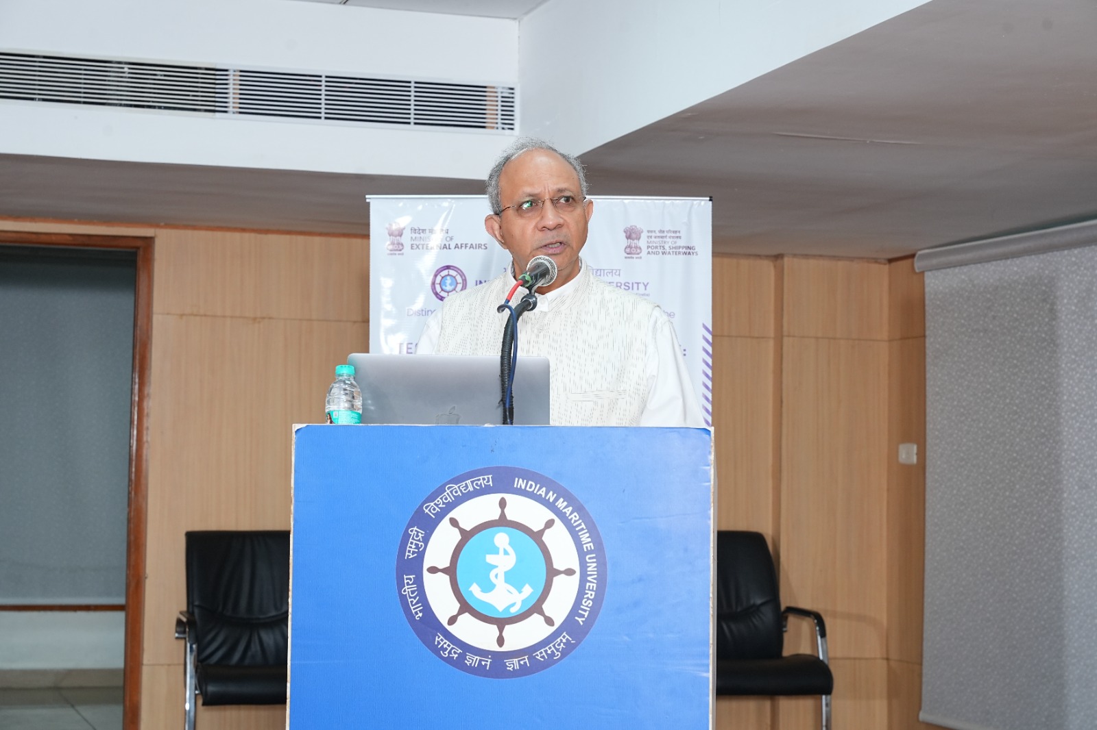 On 15 May 2026, Convenor NatStrat Ambassador Pankaj Saran delivered a lecture at Indian Maritime University on the topic “ Technology, Power and Influence: The Making of a New World ".