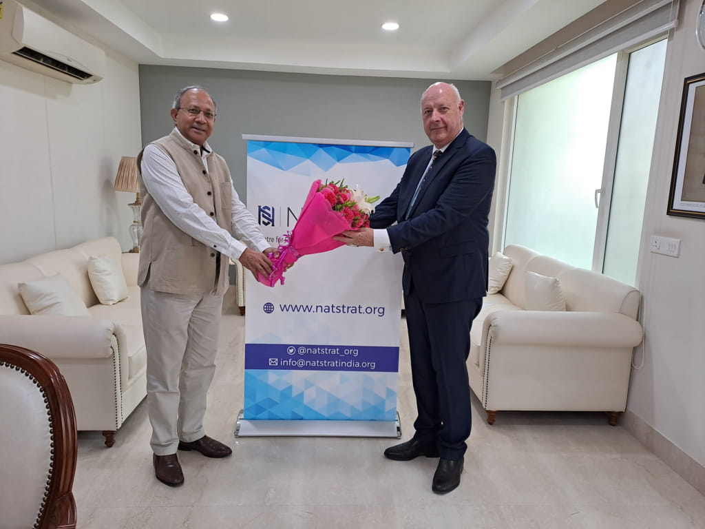 Convenor NatStrat hosts Danish Ambassador to India