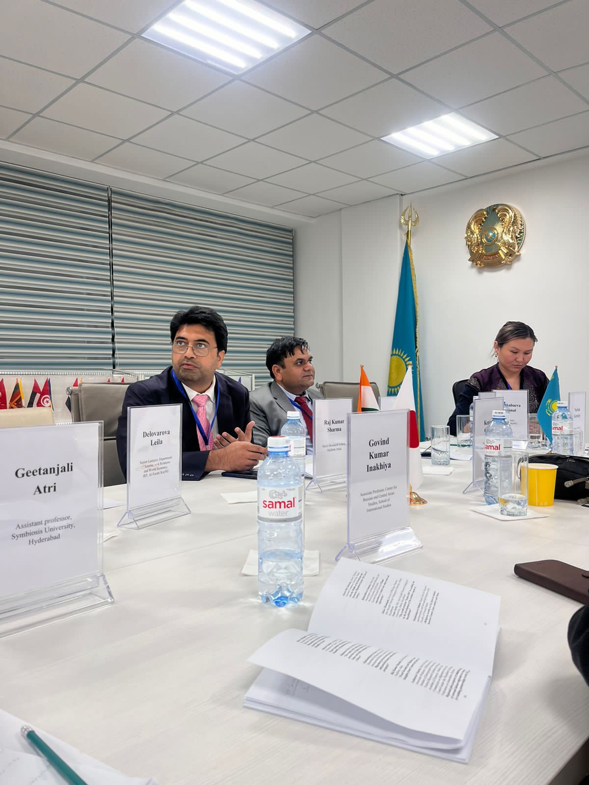 Dr Raj Kumar Sharma, Senior Research Fellow, NatStrat, presented his paper "Food Security and Migration: Insights from South and Central Asia" at an International Conference organised by Al Farabi Kazakh National University, Almaty.
