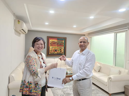 NatStrat hosted Ms Alice Cheng, Deputy High Commissioner of Singapore in India