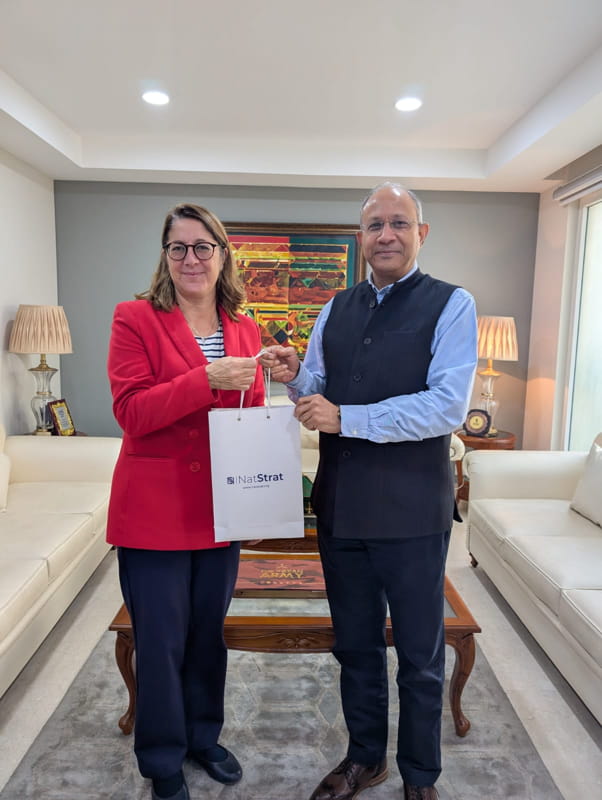 NatStrat hosted Ms Becks Buckigham OBE, Minister-Counsellor, British High Commission New Delhi