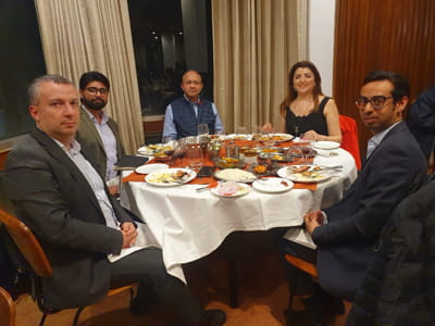 NatStrat hosted a working dinner for the delegation from Applied Policy Research Institute of Armenia