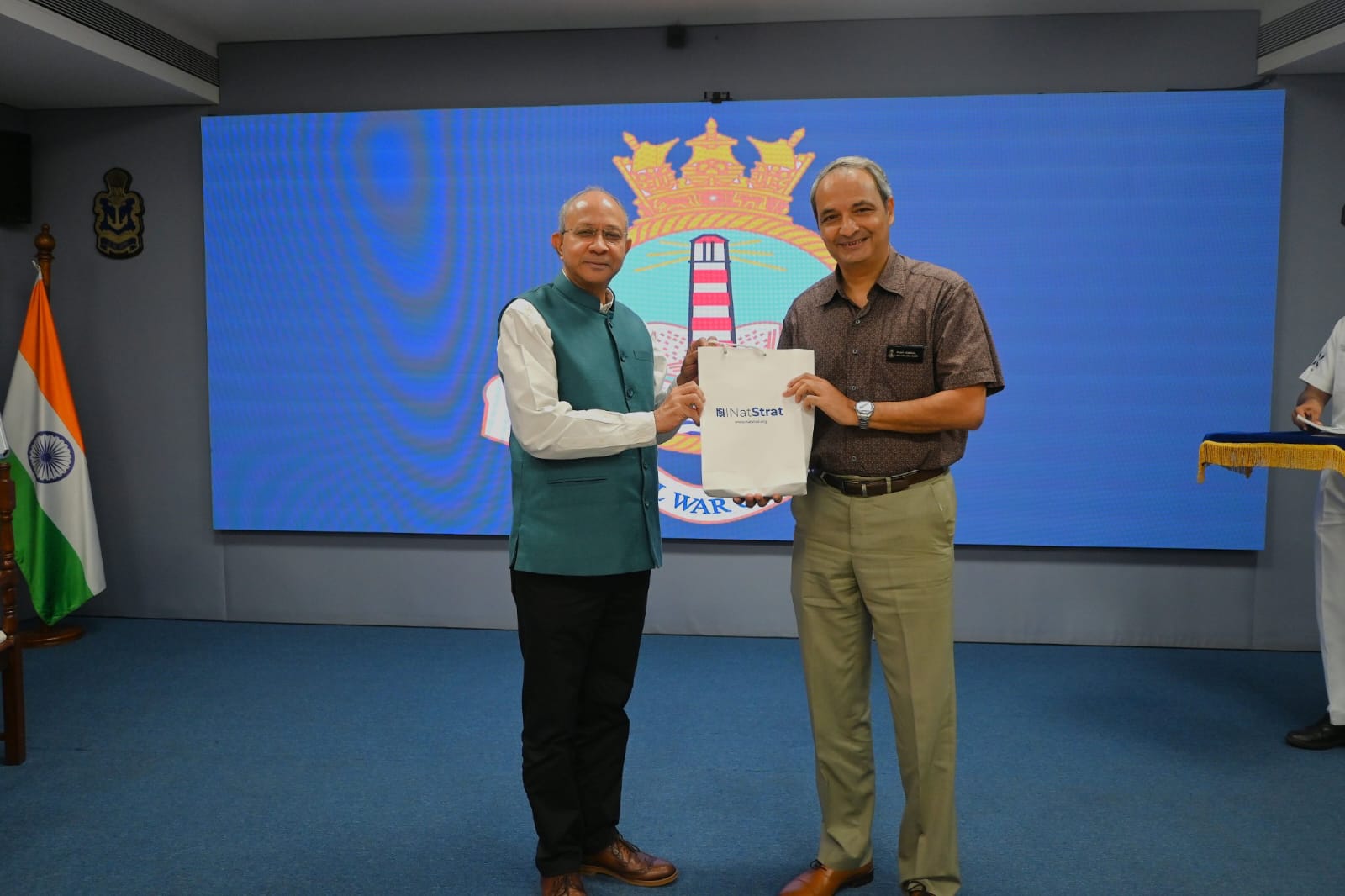 On 15 July 2026, Convenor NatStrat Ambassador Pankaj Saran delivered a talk on "Sino-Russian Alliance and its implications for Indo-Russia Relations" at Naval War College, Goa.
