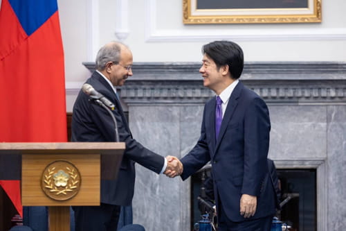 Convenor, NatStrat with President Lai Ching-te, President of the Republic of China (Taiwan) at Ketagalan Forum.