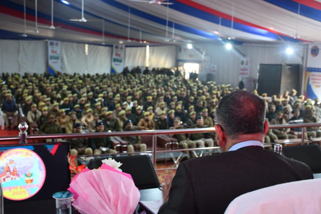 Adviser NatStrat addressed an audience of a thousand Uttar Pradesh Police personnel on security challenges before the upcoming MahaKumbh 2025 on December 26, 2024.