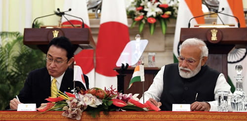 India and Japan sign the summit-level Joint Statement