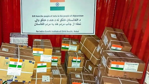 Indian aid to Afghanistan. | PTI.