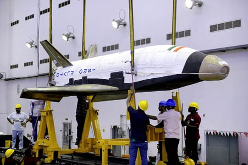 India’s indigenous Reusable Launch Vehicle – Technology Demonstrator (RLV-TD). | Indian Space Research Organisation.