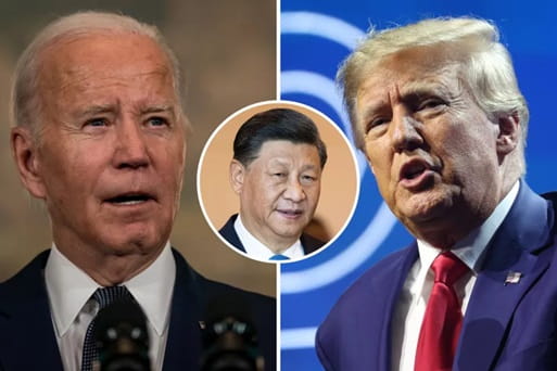 US President Joe Bide, Chinese President Xi Jinping and former US President Donald Trump. | KENT NISHIMURA/LAUREN DECICCA/SCOTT OLSON GETTY IMAGES.