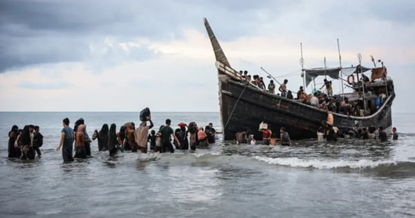 Climate refugees boarding a ship for greener pastures. | National Maritime Foundation