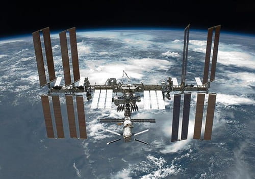 The International Space Station, 2011.